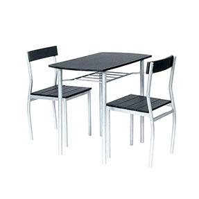 Delux Double Braced & Double Hinged Metal Folding Chairs with Black Finish