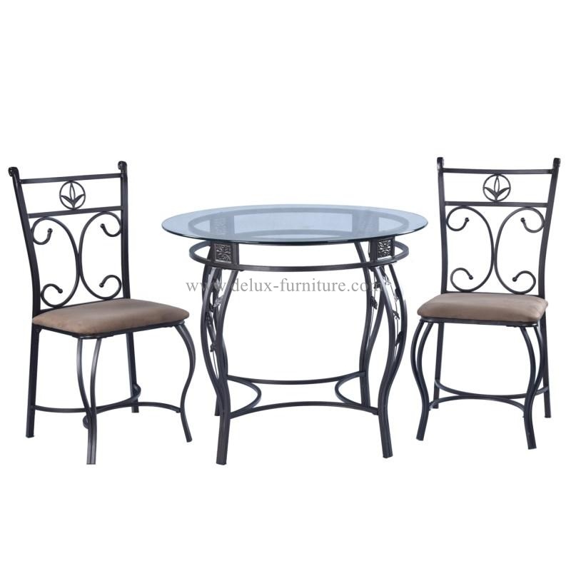 round glass dining table