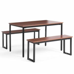 Table Set with 2 Bench